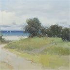 Giclee on Canvas-Modern Beach Grass &Ocean Artwork 8196502 image 2