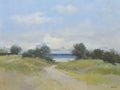Giclee on Canvas-Modern Beach Grass &Ocean Artwork 8196502 image 0