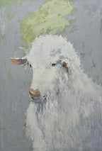 40x60 Large oil painting of sheep on canvas 9194805 image 0