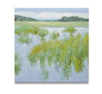 Studio art 35X35 large abstract marsh landscape oil painting S-71912102 image 0