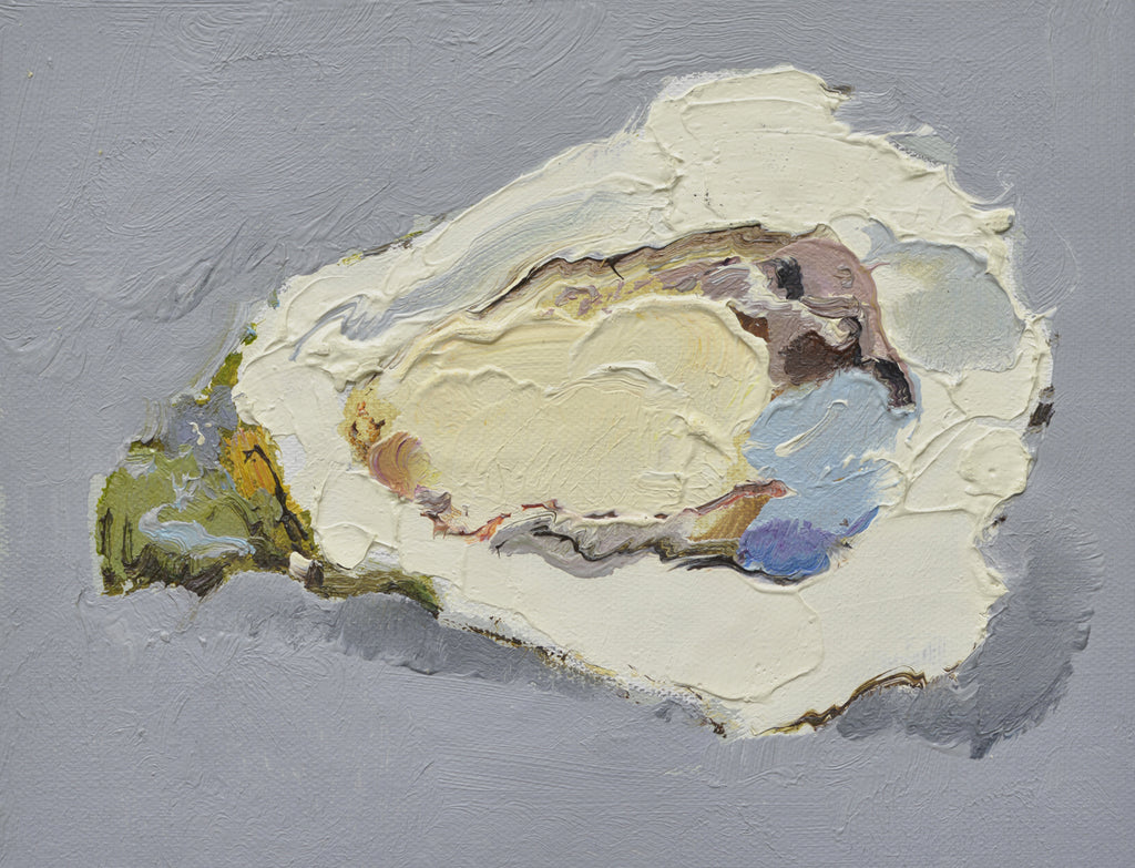 8x10 Modern oil painting of oyster 12071002 image 0
