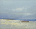 8x10 Modern oil painting of boat on beach 1181920 image 0