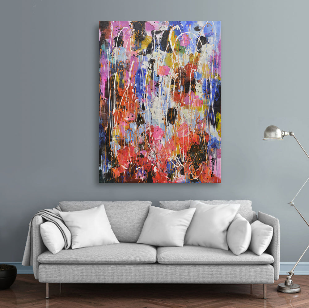 36x48 abstract oil painting on canvas 72071006 image 1