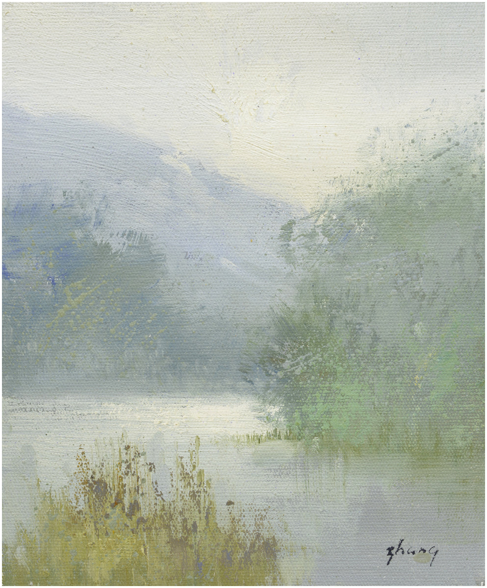 8x10 Modern oil painting of landscape 160101 image 0