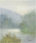 8x10 Modern oil painting of landscape 160101 image 0