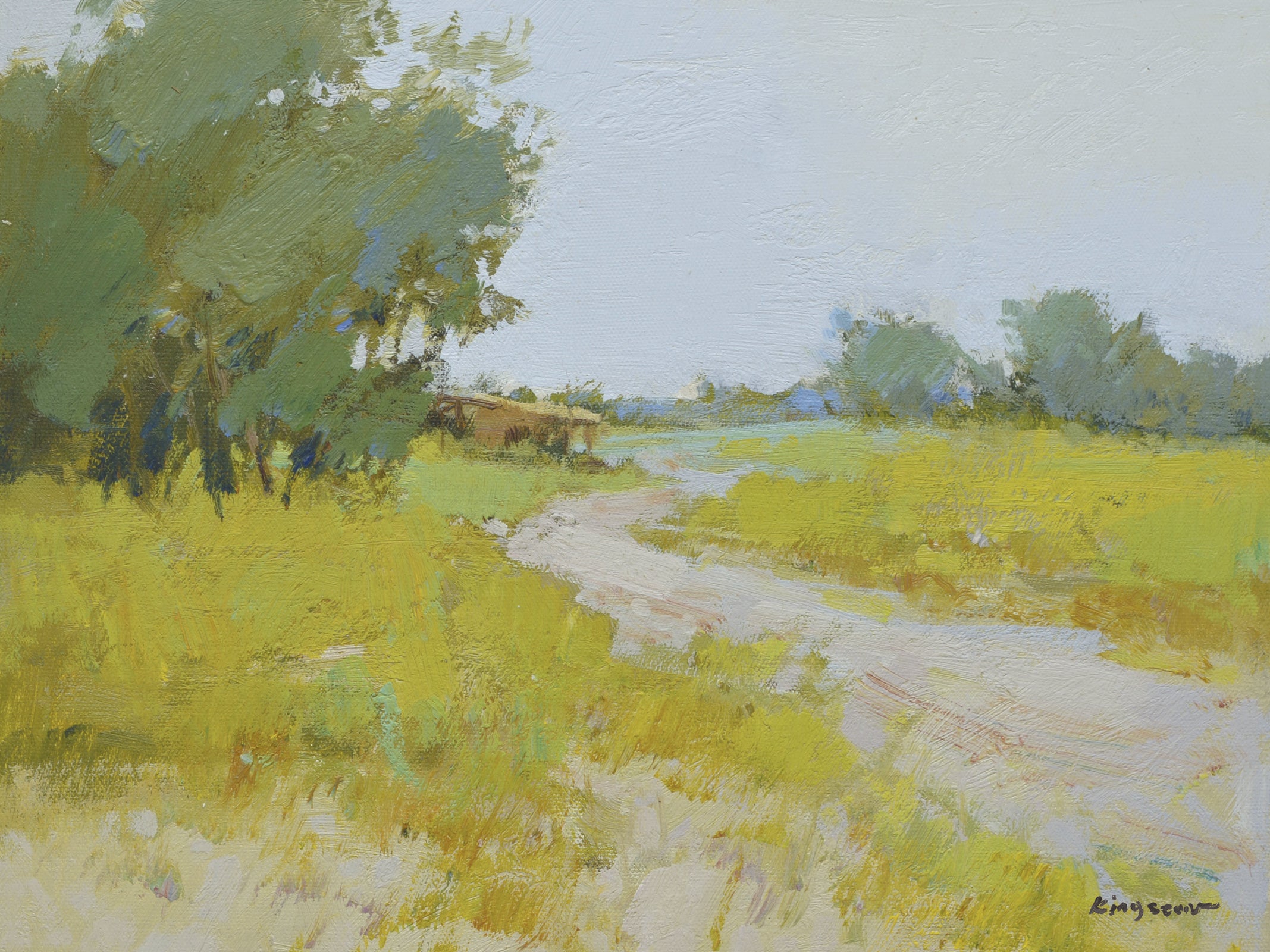 Giclee on Canvas-Modern Landscape Piece 2200103 image 0