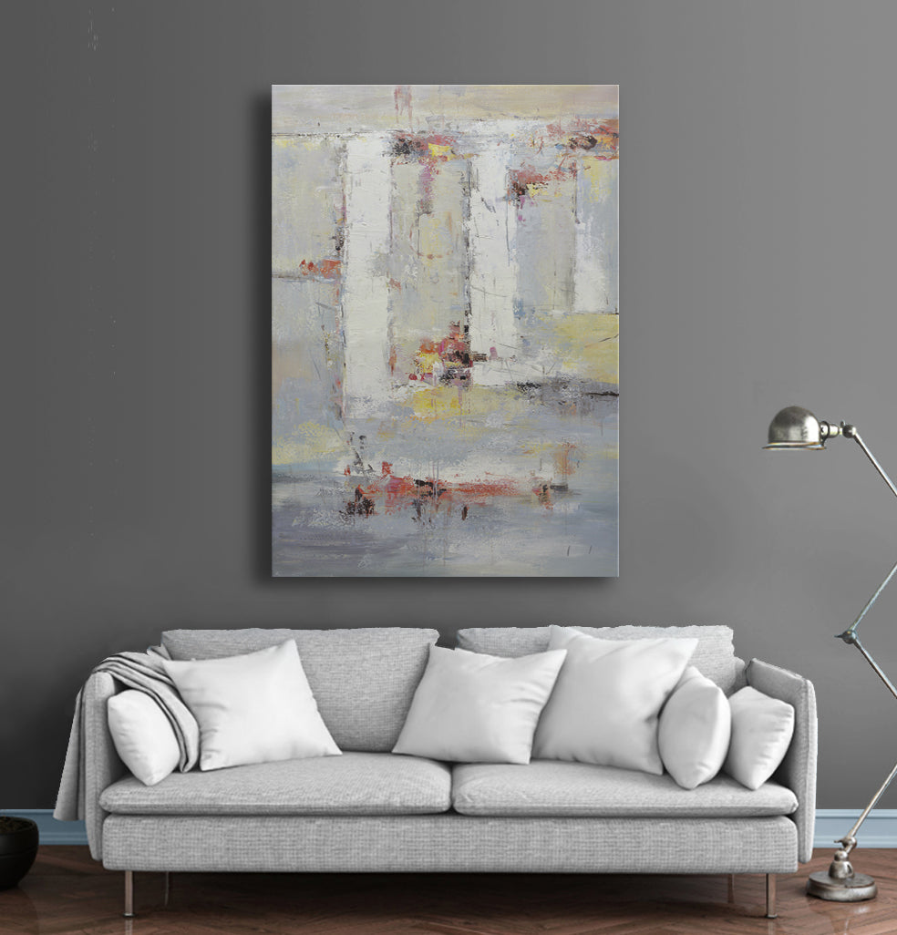 40x60 Large abstract oil painting on canvas 9195036 image 1