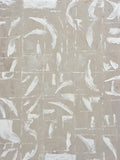 Giclee on Canvas-Abstract Beige and White 8220111 image 0