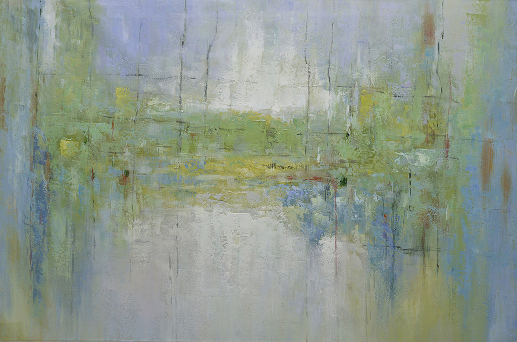 40x60 Large abstract landscape oil painting on canvas 9195027 image 0
