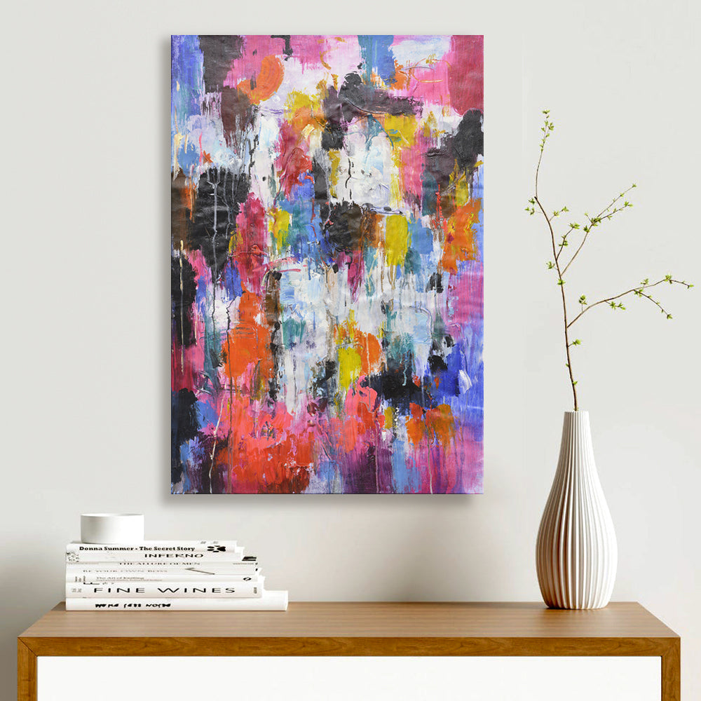 24x36 abstract oil painting on canvas 42071008 image 1