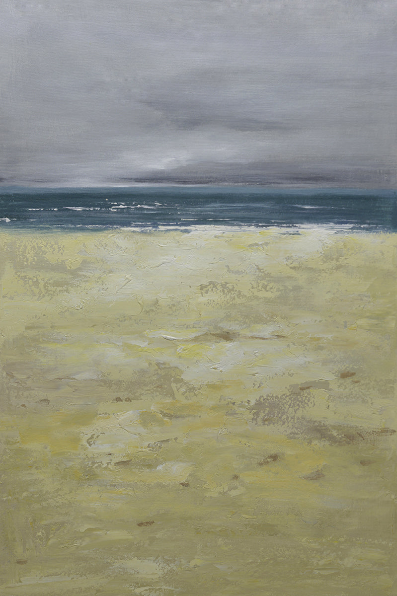 40x60 Large abstract sea shore oil painting on canvas 81941010 image 0