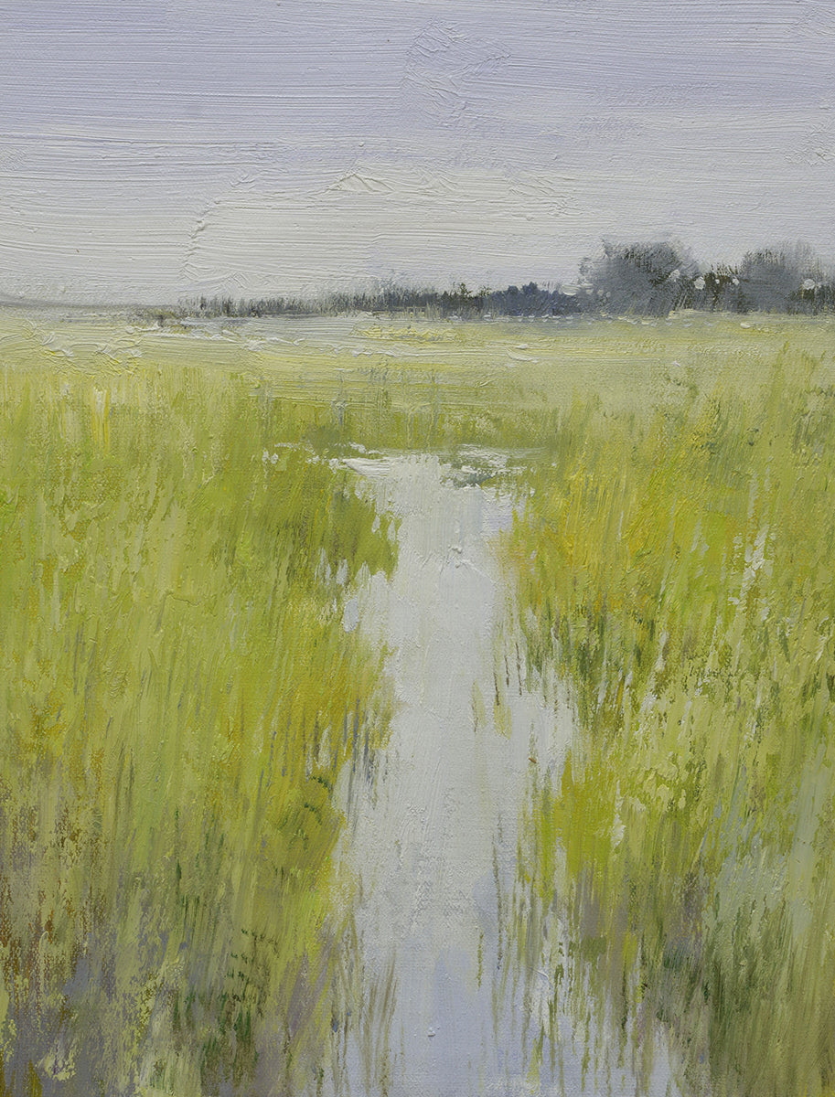 12x16 oil painting on canvas of marsh landscape 22010534 image 0