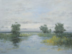 Giclee on Canvas- Modern Marsh Landscape Piece 81911410 image 0