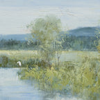 Giclee on Canvas-Modern River Landscape Artwork A148 image 1