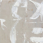 Giclee on Canvas-Abstract Beige and White 8220111 image 1