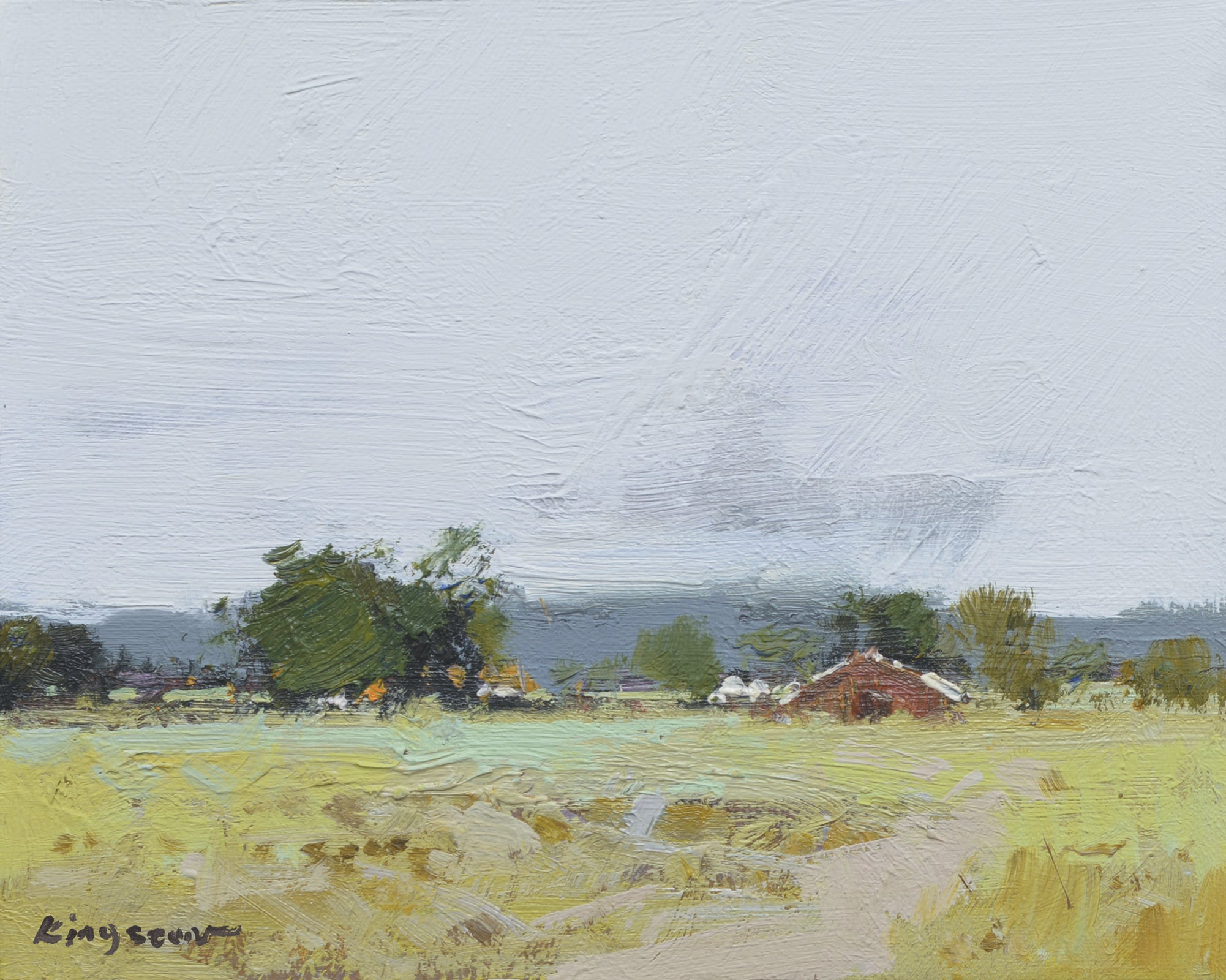 Giclee on Canvas-Traditional Farm Landscape 1220112 image 0