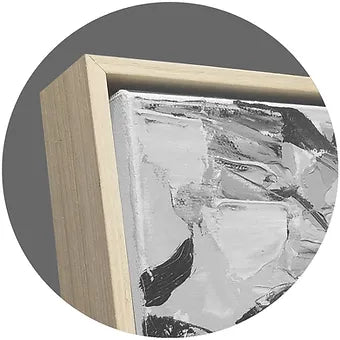 Floater frame in all pewter color (FP) in different standard sizes &