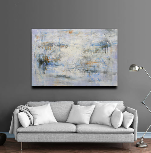 24x36 abstract oil painting on canvas with lots of details 41972310 image 1