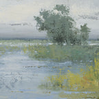 Giclee on Canvas- Modern Marsh Landscape Piece 81911410 image 1