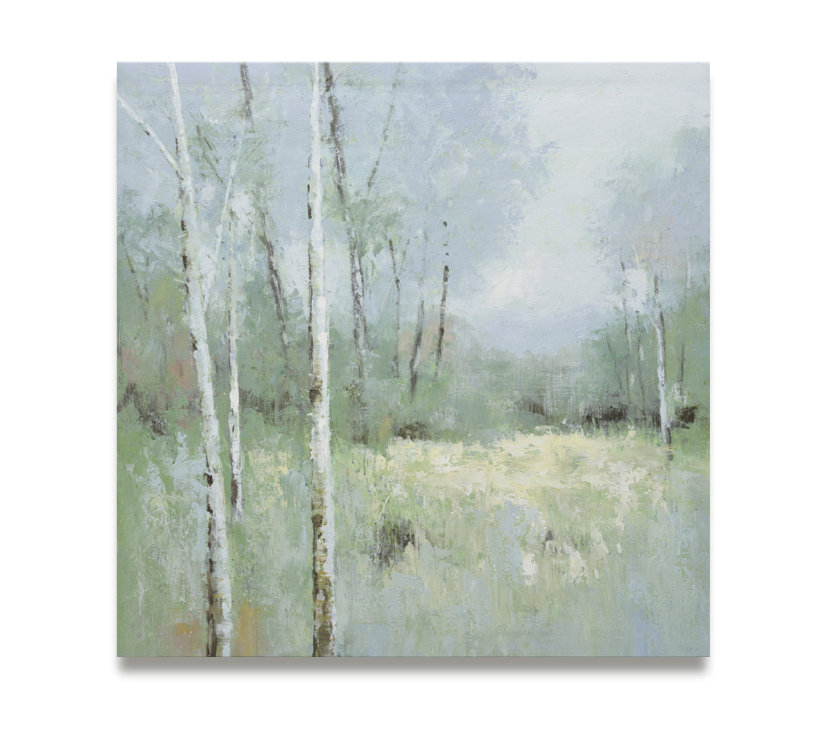Studio art 35X35 large abstract landscape oil painting S-71912106 image 1