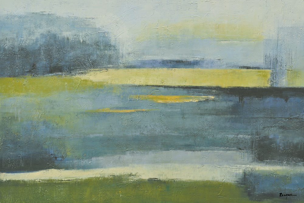 81610303 Contemporary Modern Abstract Landscape, 40"x60" Giclee on Canvas image 0