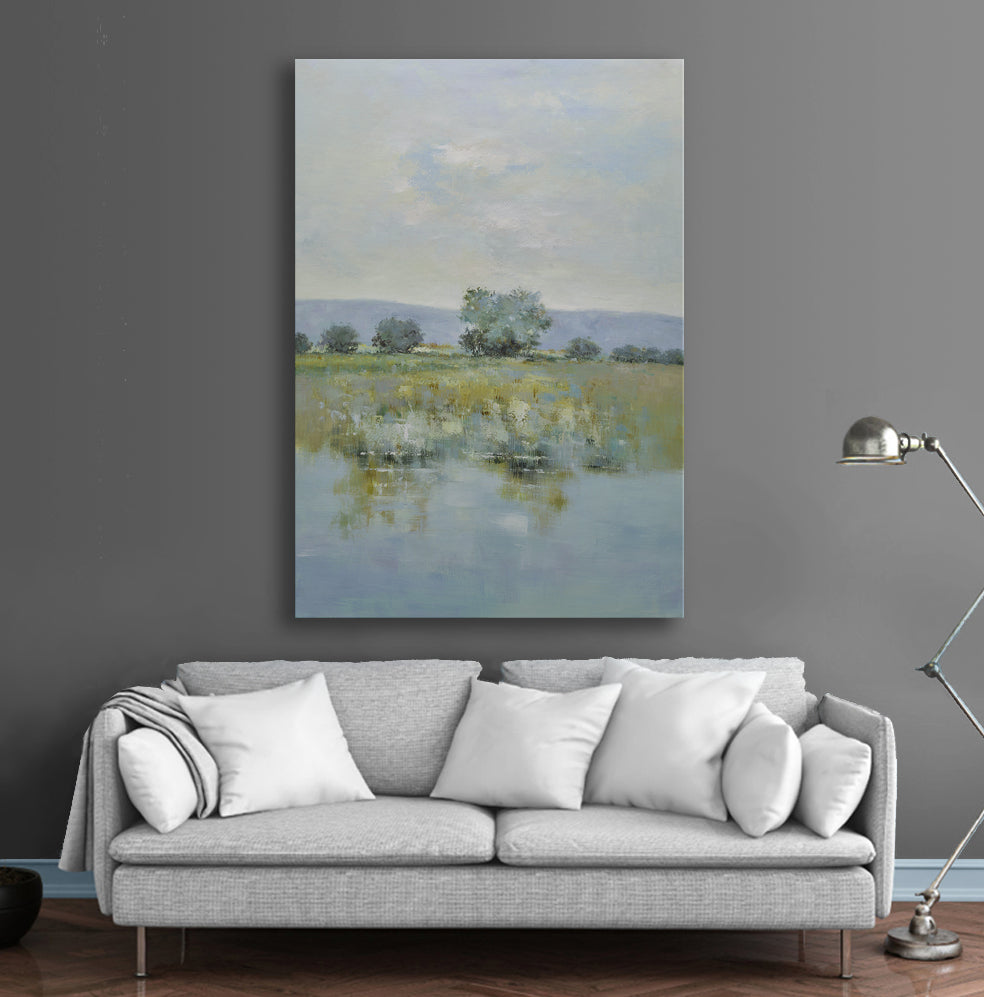 40x60 Large oil painting of tree woods on canvas 81981301 image 1