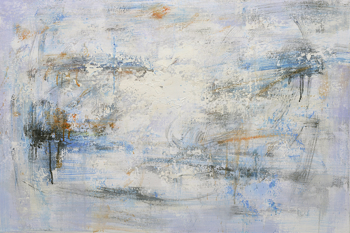24x36 abstract oil painting on canvas with lots of details 41972310 image 0