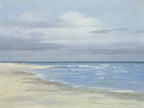 36x48  oil painting of white sand beach and ocean waves 72071034 image 0