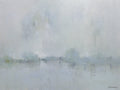 Giclée on Canvas-Modern Gray Lake Artwork P436 image 0