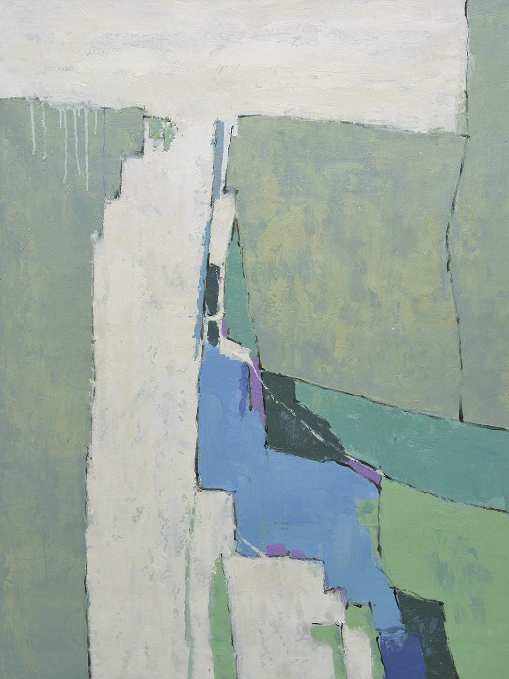Studio art 36X48 large abstract oil painting S-81912508 image 0